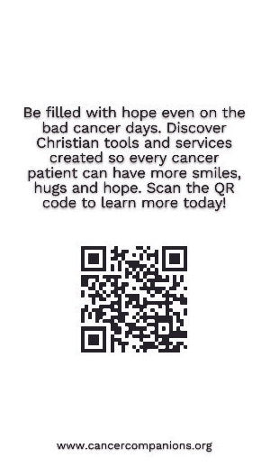 #250 New Daily Prayer card Pink QR Code on back - sold in bundles of 30