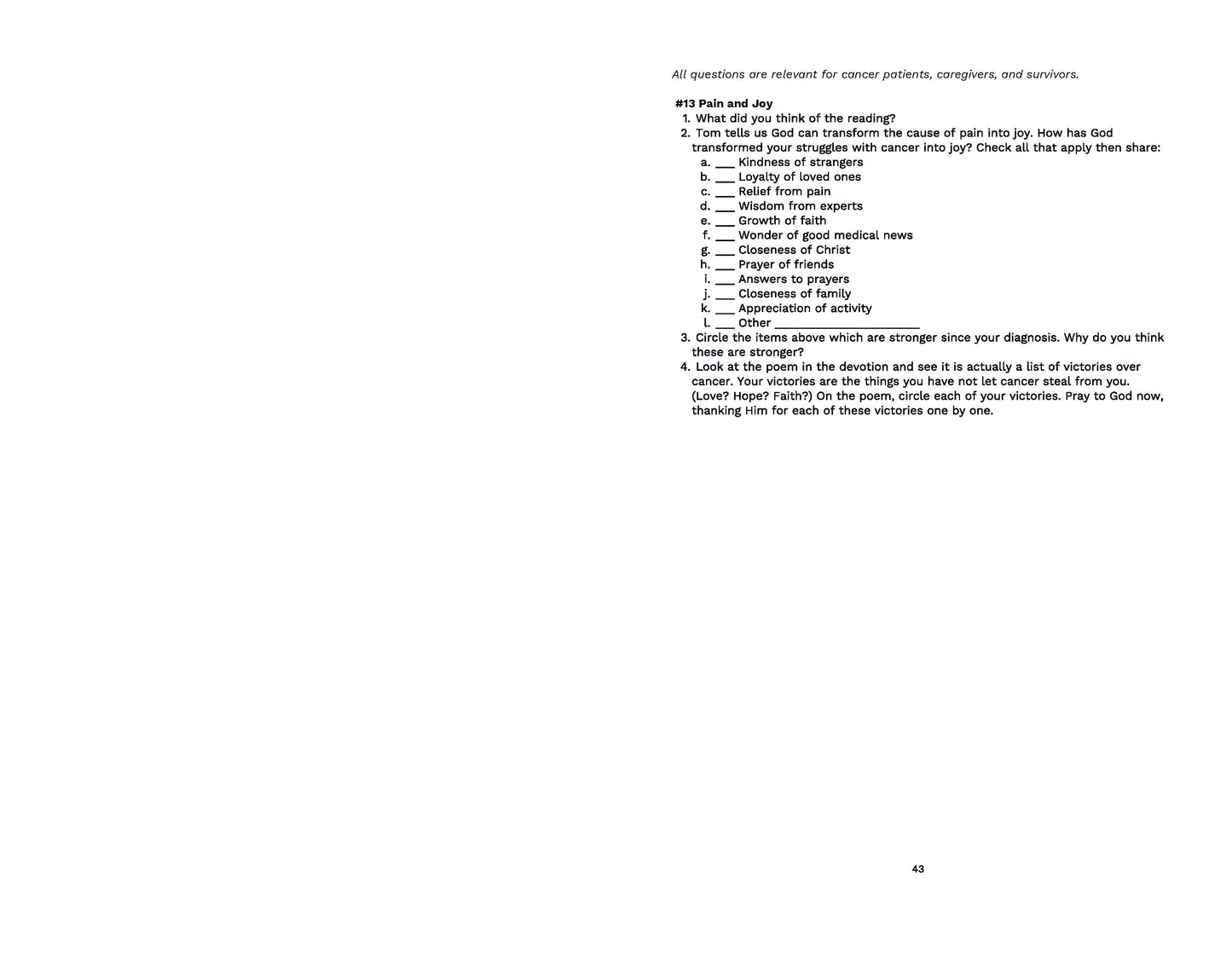 #304 Inside the cancer Journey Booklet