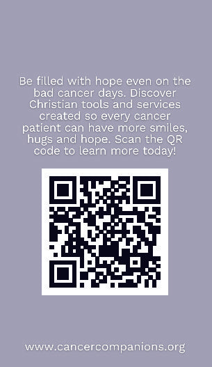 #264 Cancer Biopsy Prayer Card - sold in bundles of 30