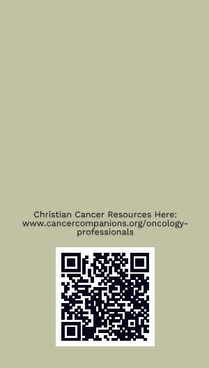 #244 Oncology Professional Prayer with QR code - sold in bundles of 30